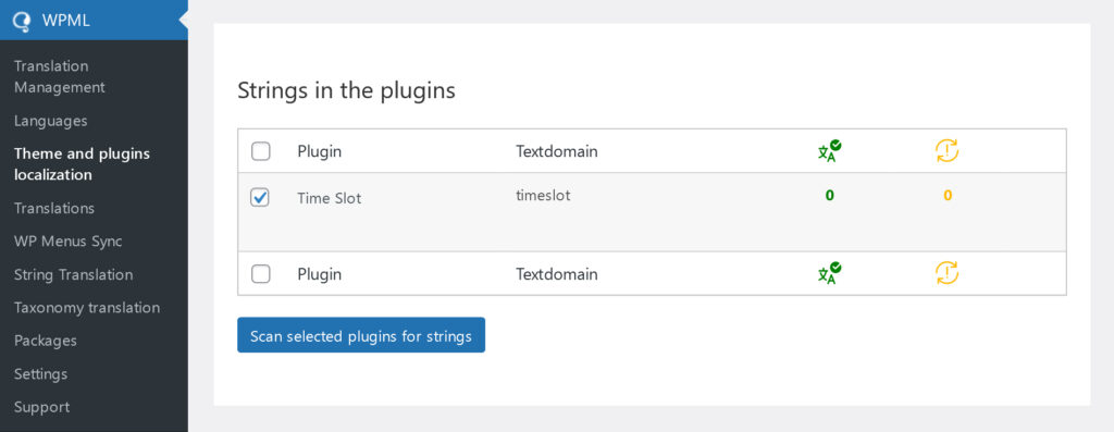 Find Time Slot strings for WPML translation